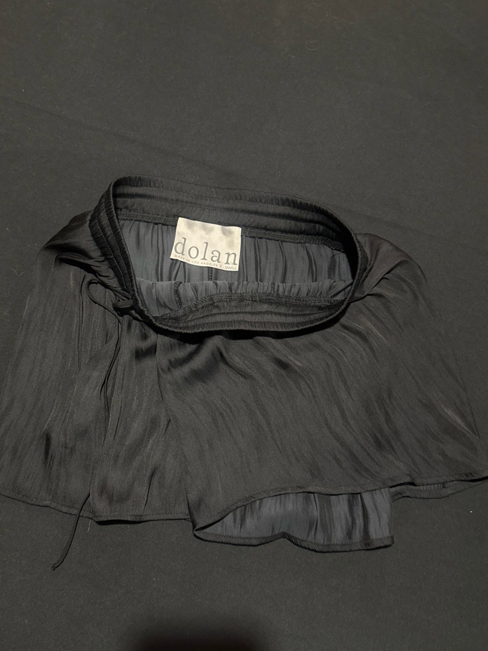 Anthropologie Dolan Black Pleated Mini Skirt
